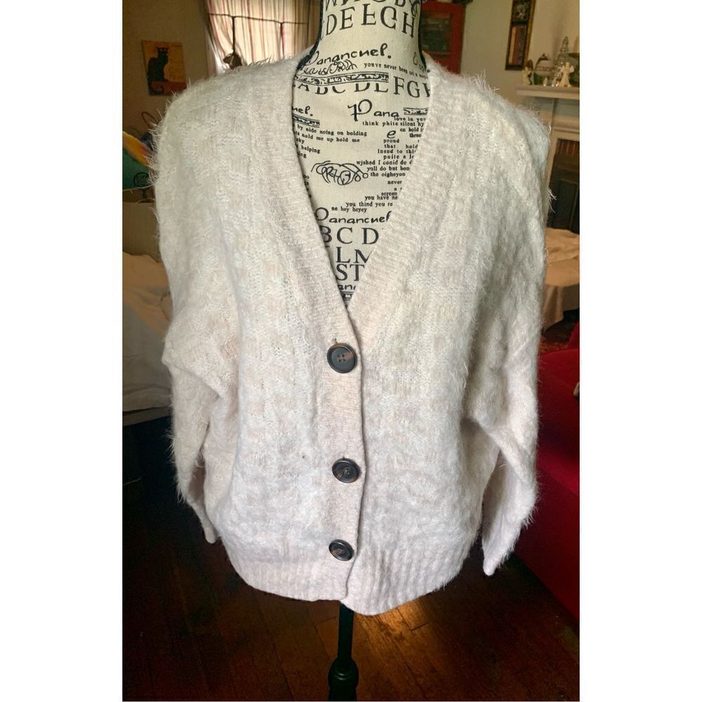 Wild Fable Cream Fluffy Sweater